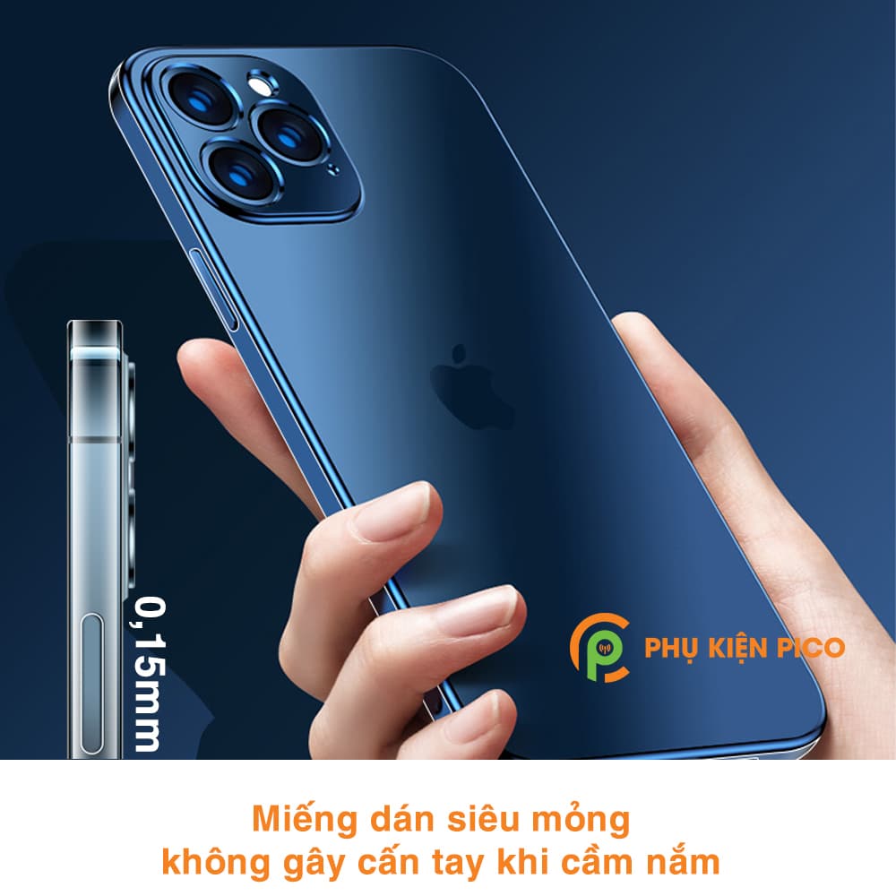 Dán viền Iphone 12 Pro Max trong suốt PPF tự phục hồi vết xước chính hãng Gor - 6