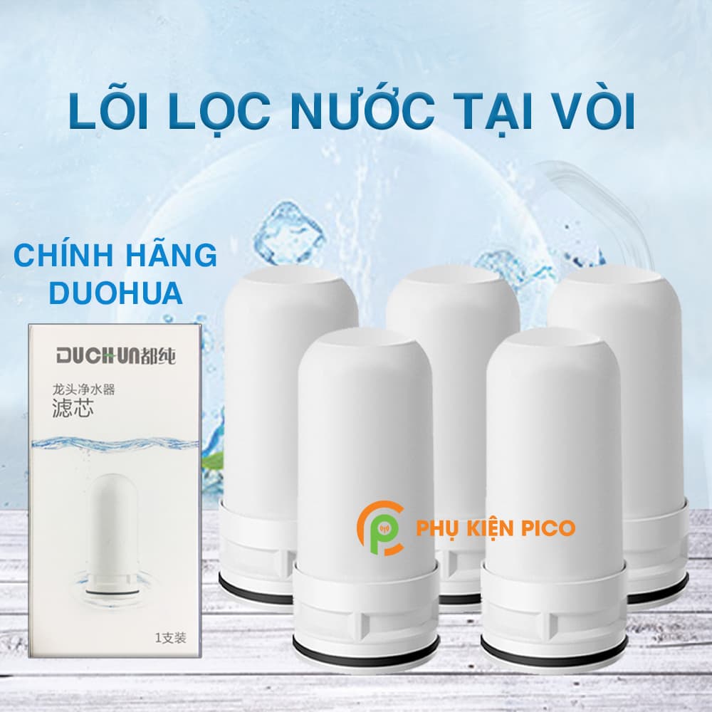 Lõi lọc cho đầu lọc nước tại vòi chính hãng DUOHUA diệt sạch đến 99.99% vi khuẩn – Thiết bị lõi lọc nước DUOHUA