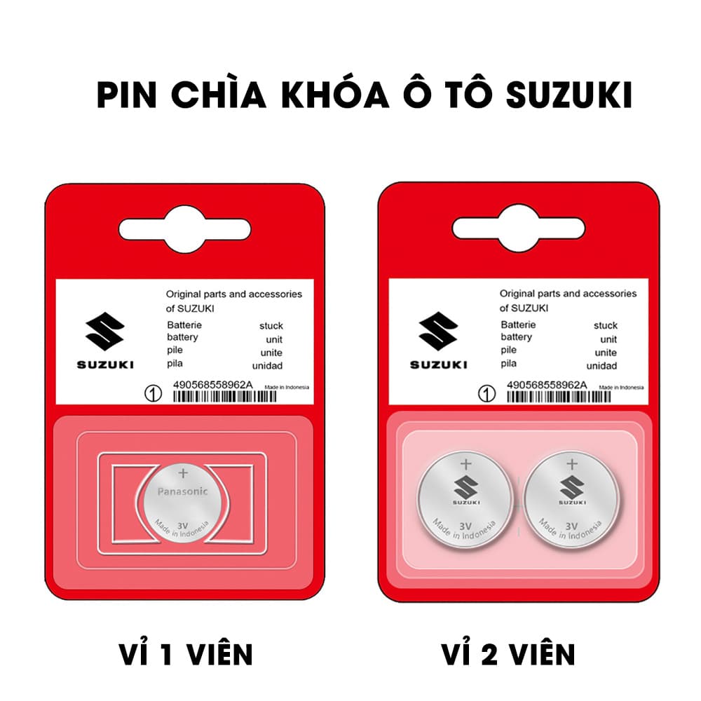 Pin chìa khóa ô tô Suzuki Carry Pro chính hãng sản xuất theo công nghệ Nhật Bản – Pin chìa khóa Suzuki Carry Pro - 5