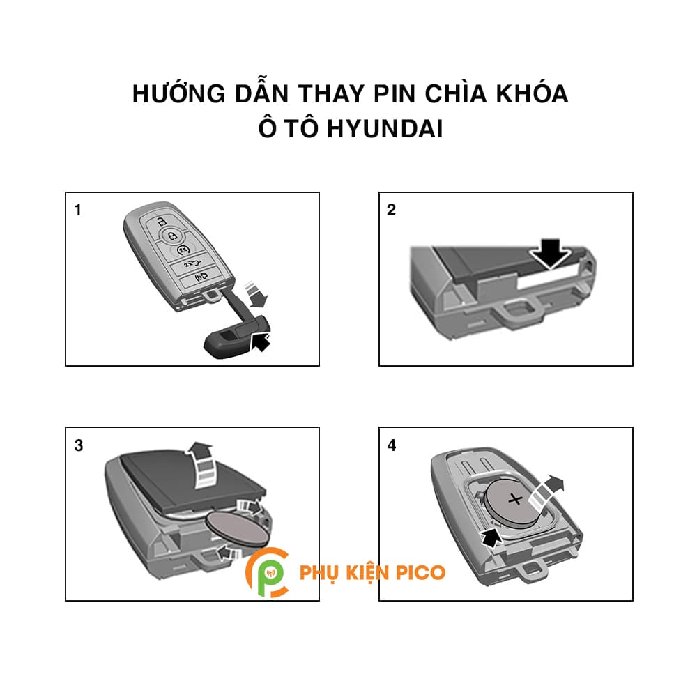 Pin chìa khóa ô tô Hyundai Grand i20 chính hãng sản xuất theo công nghệ Nhật Bản – Pin chìa khóa Hyundai Grand i20 - 2