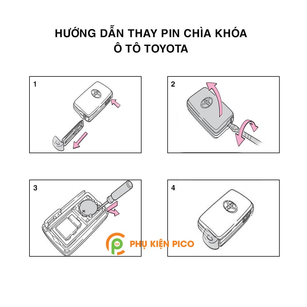 Pin chìa khóa ô tô Toyota Hiace chính hãng sản xuất theo công nghệ Nhật Bản – Pin chìa khóa Toyota Hiace - 9