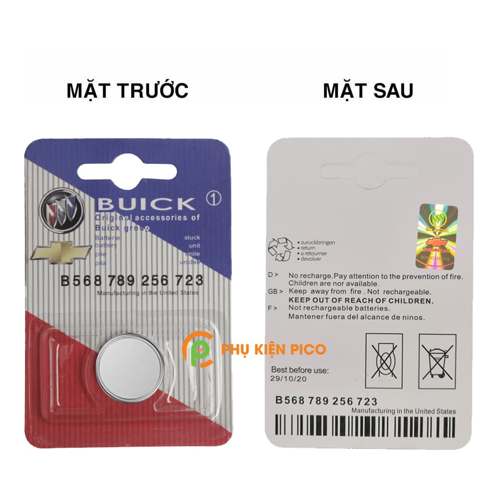 Pin chìa khóa ô tô Chevrolet Colorado chính hãng sản xuất theo công nghệ Nhật Bản – Pin chìa khóa Chevrolet Colorado - 8