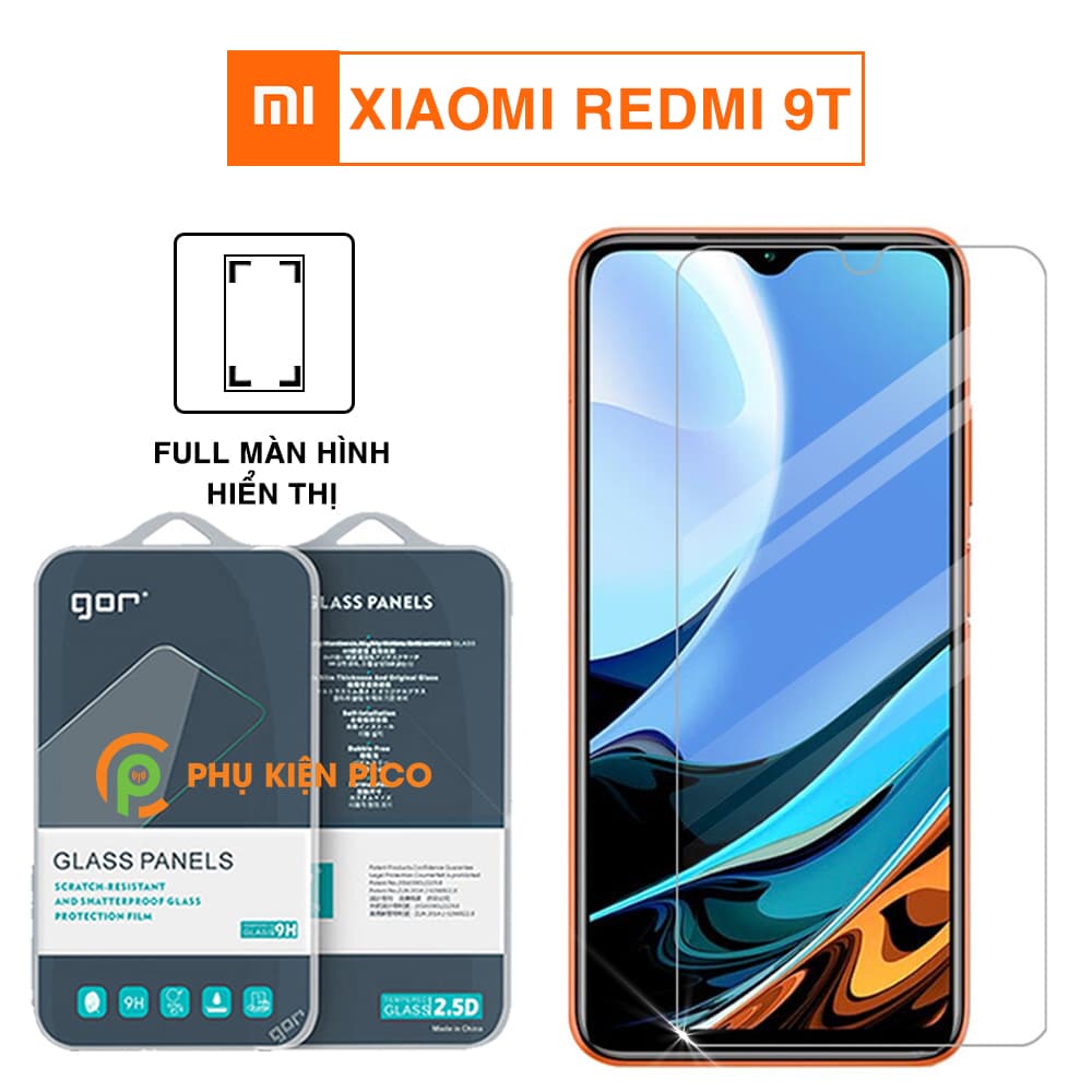Kính cường lực Xiaomi Redmi 9T full màn chính hãng Gor