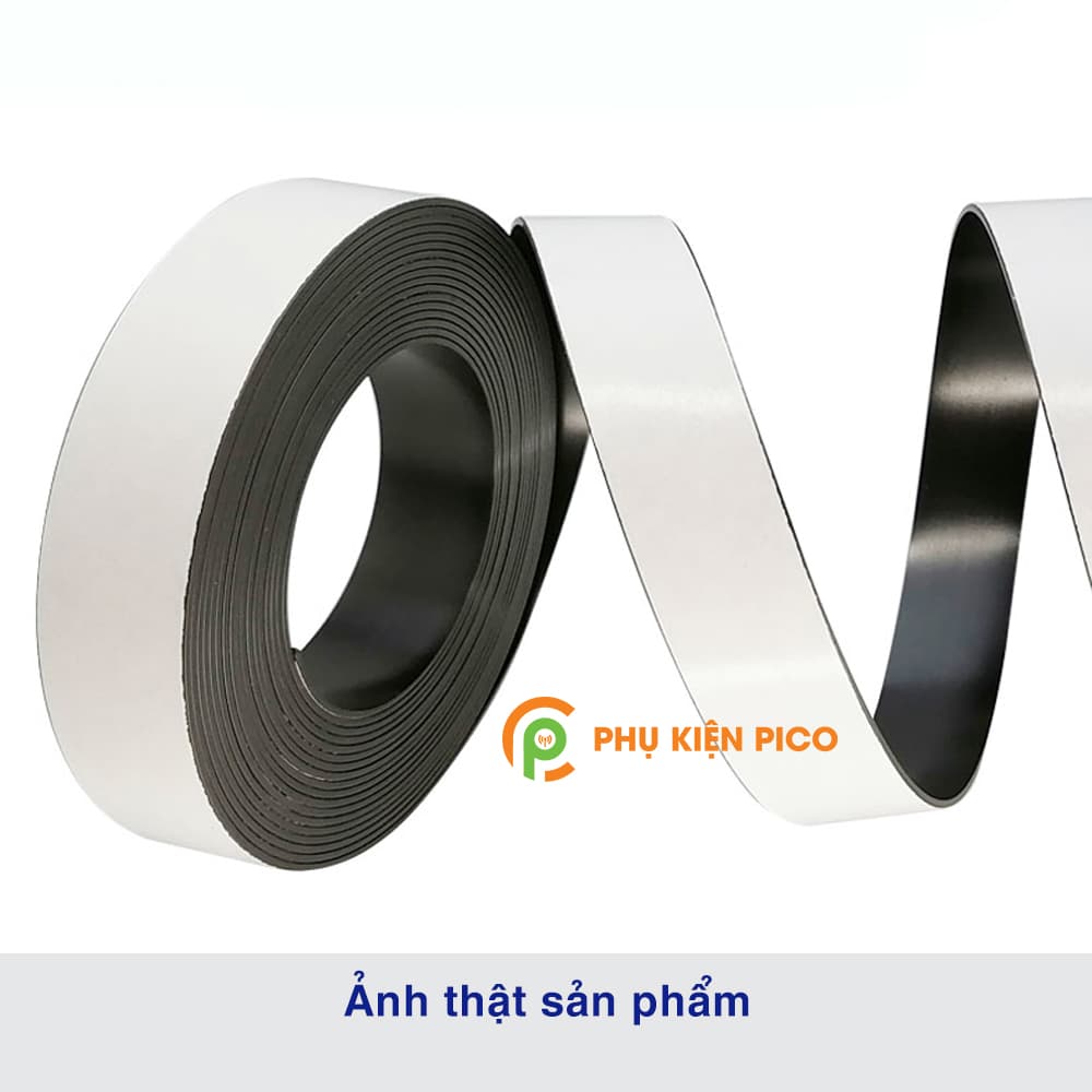 Nam châm dẻo có băng keo cuộn dài làm bảng tên ghi thông tin lên bảng từ, tủ lạnh, rèm cửa sổ, lưới tản nhiệt - 7