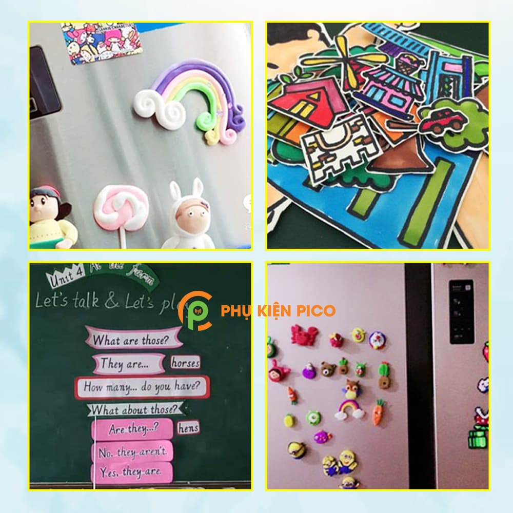 Nam châm dẻo có băng keo cuộn dài làm bảng tên ghi thông tin lên bảng từ, tủ lạnh, rèm cửa sổ, lưới tản nhiệt - 5