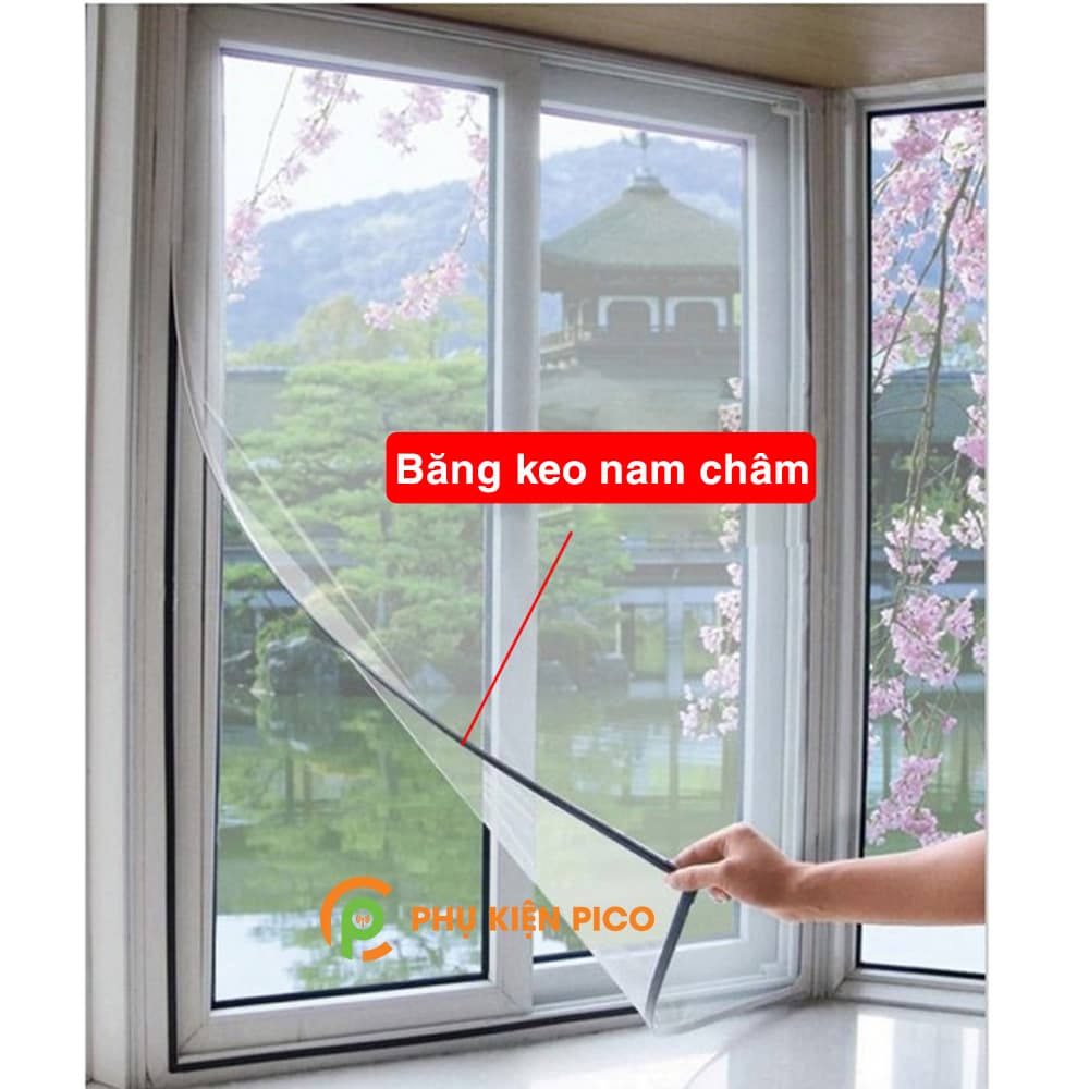 Nam châm dẻo có băng keo cuộn dài làm bảng tên ghi thông tin lên bảng từ, tủ lạnh, rèm cửa sổ, lưới tản nhiệt - 2