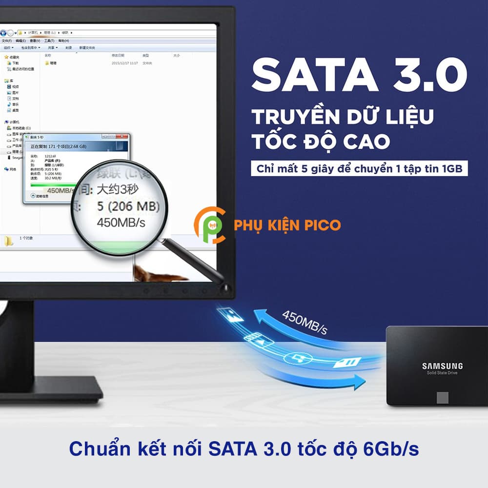 Cáp Sata 3 dành cho ổ cứng HDD, SSD Hàng tháo máy chính hãng MSI (Bộ 2 cáp nguyên Seal) - 5