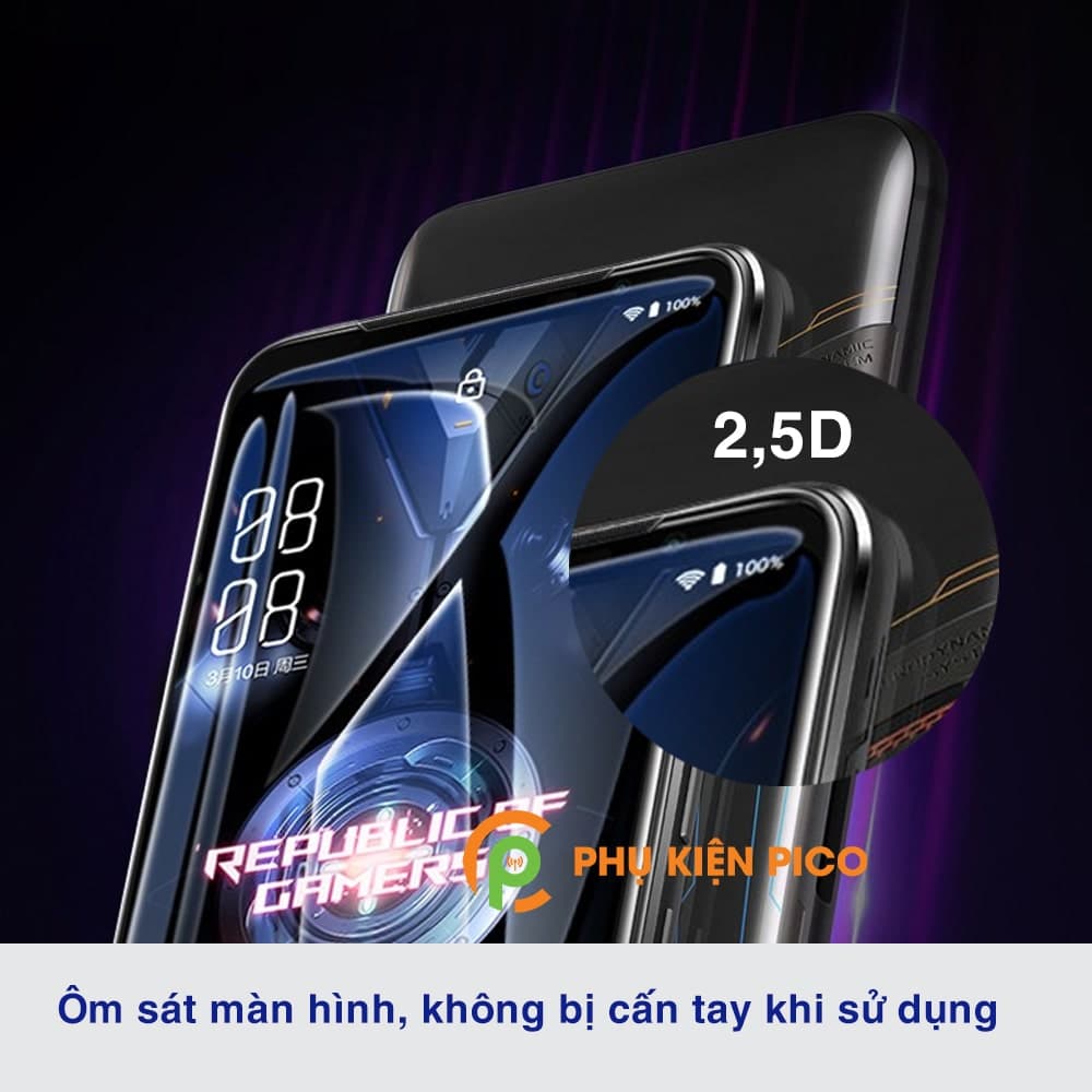 Kính cường lực Asus Rog Phone 5 full màn hình chính hãng Gor - 4