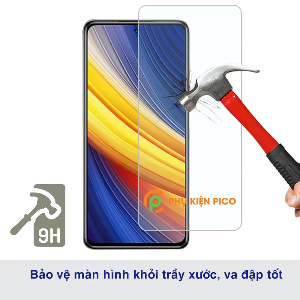 Kính cường lực Xiaomi Poco X3 Pro full màn hình chính hãng Gor - 9