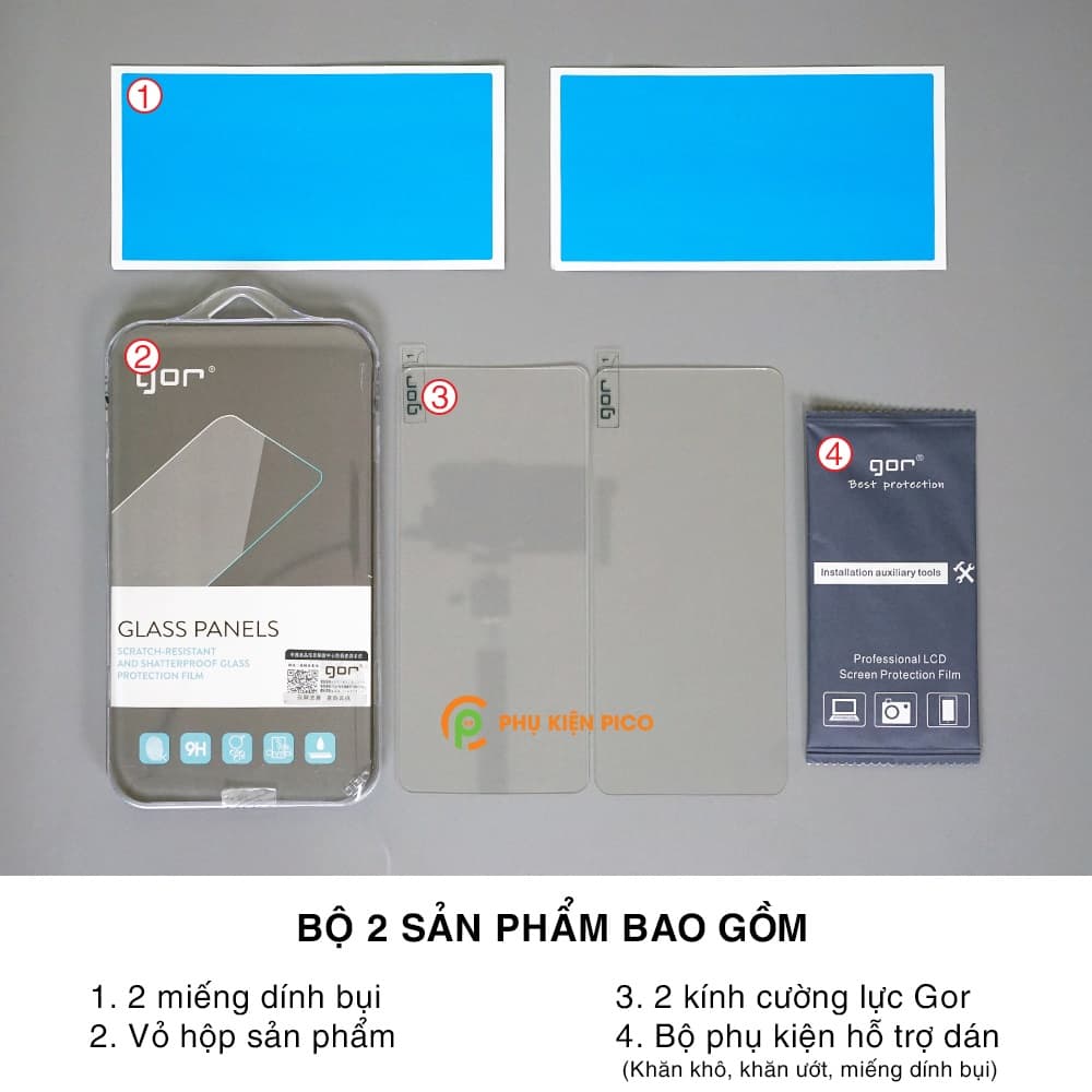 Kính cường lực Xiaomi Poco X3 Pro full màn hình chính hãng Gor - 2