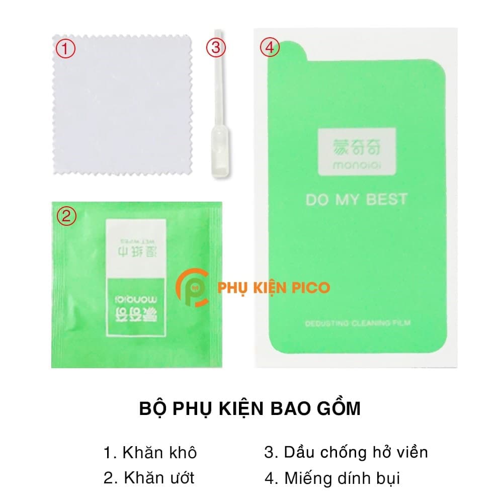 Cường lực Xiaomi Redmi K40 Pro full màn hình viền đen siêu mỏng Monqiqi - 2