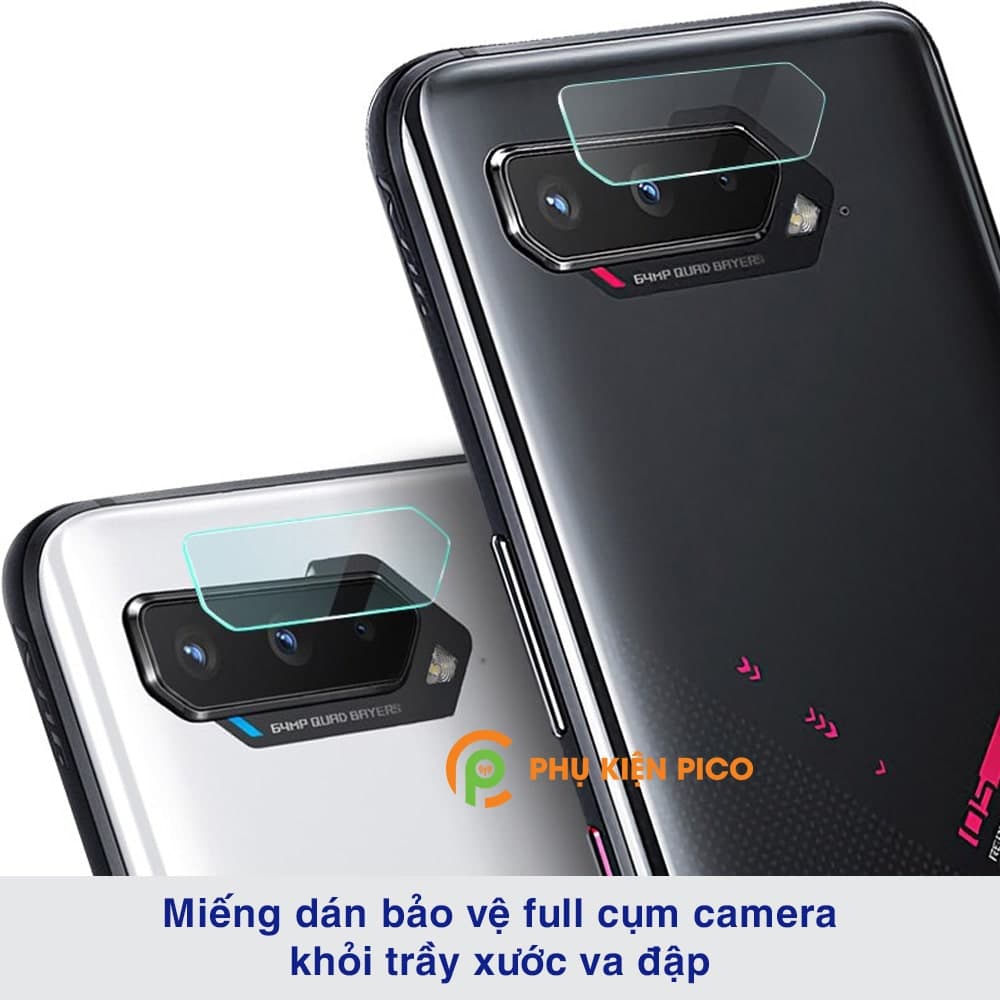 Cường lực camera Asus Rog Phone 5 độ cứng 9H trong suốt - 3