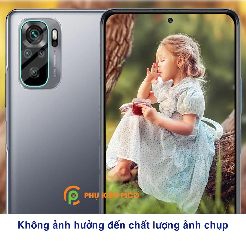 Cường lực camera Xiaomi Redmi Note 10 độ cứng 9H trong suốt - 4