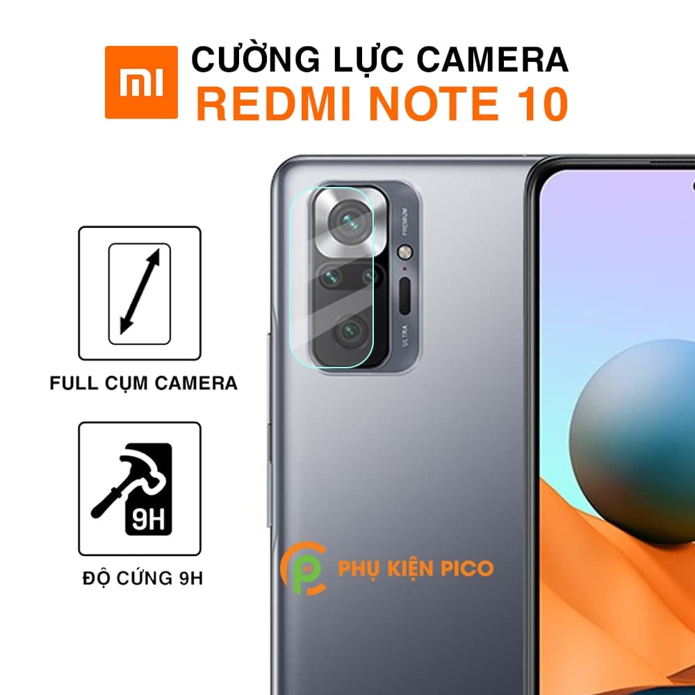 Cường lực camera Xiaomi Redmi Note 10 độ cứng 9H trong suốt