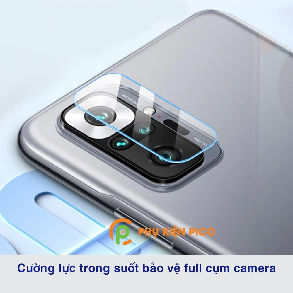 Cường lực camera Xiaomi Redmi Note 10 Pro độ cứng 9H trong suốt - 8