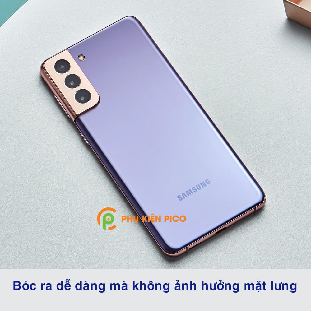 Dán lưng Samsung Galaxy S21 5G full viền dẻo trong suốt - 8