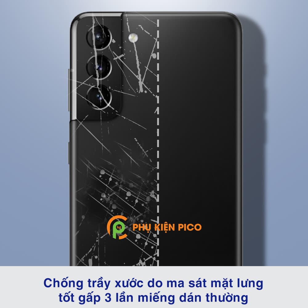 Dán lưng Samsung Galaxy S21 5G full viền dẻo trong suốt - 6