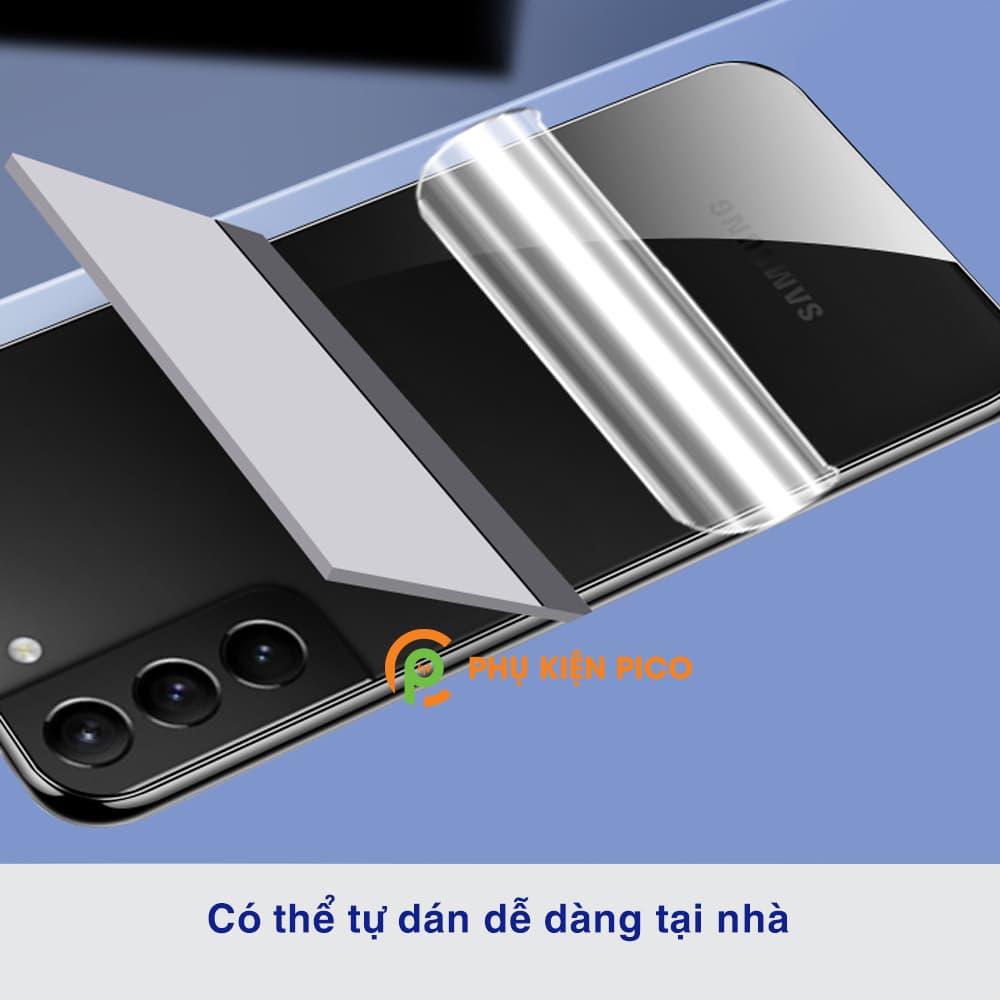 Dán lưng Samsung Galaxy S21 Plus 5G full viền dẻo trong suốt - 2