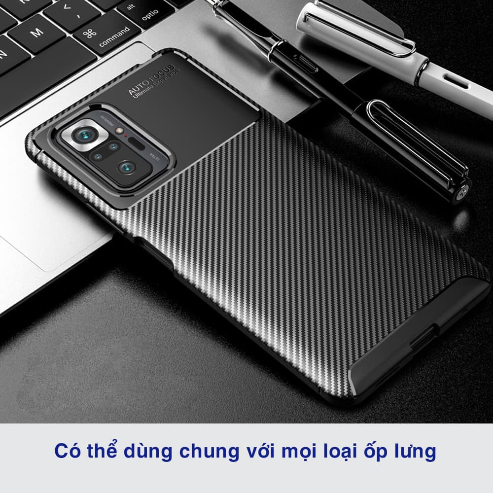 Dán lưng Xiaomi Redmi Note 10 full mặt lưng dẻo trong suốt - 6