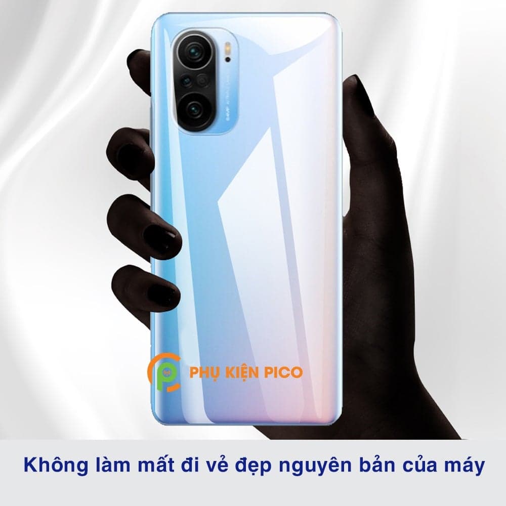 Dán lưng Xiaomi Poco F3 full mặt lưng dẻo trong suốt - 7