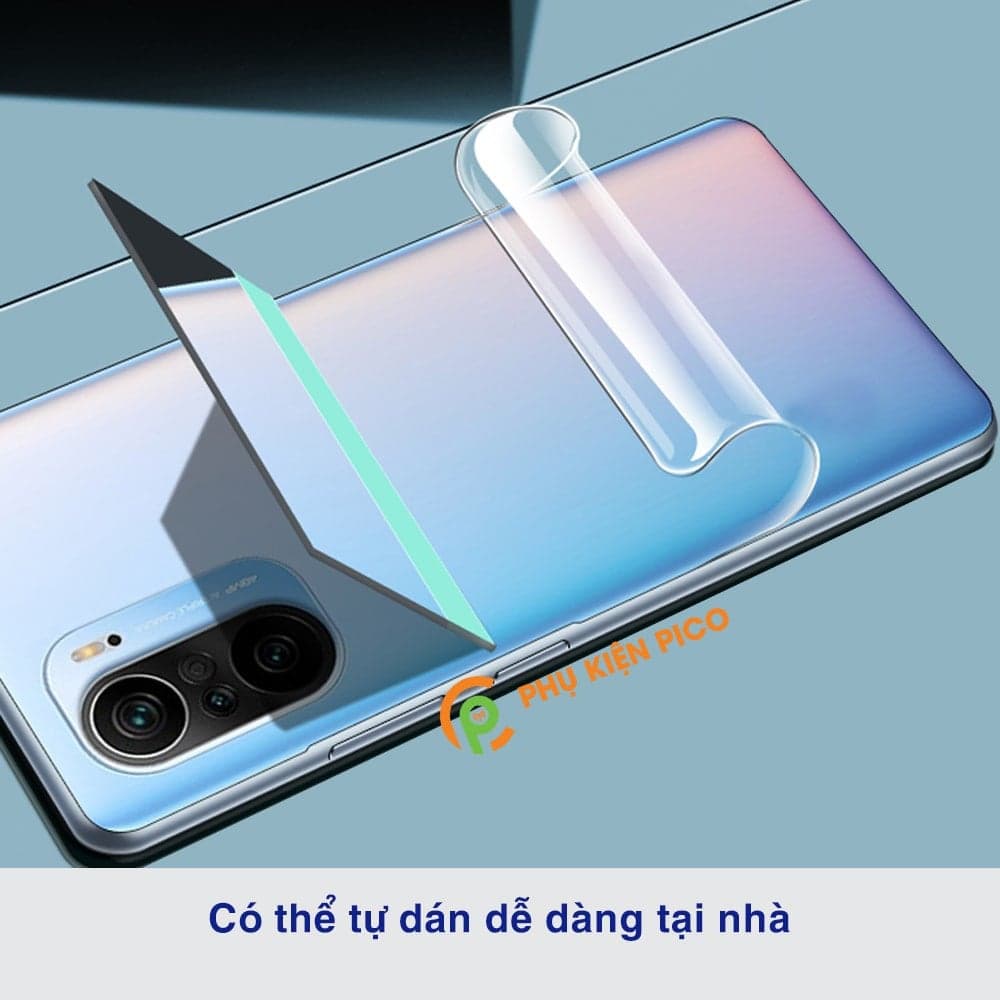 Dán lưng Xiaomi Poco F3 full mặt lưng dẻo trong suốt - 5