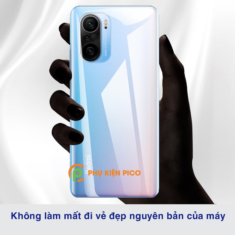 Dán lưng Xiaomi Redmi K40 full mặt lưng dẻo trong suốt - 7