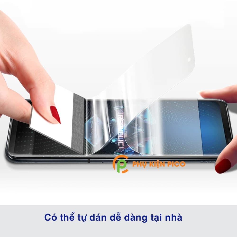Dán màn hình Asus Rog Phone 5 full màn dẻo trong suốt - 4