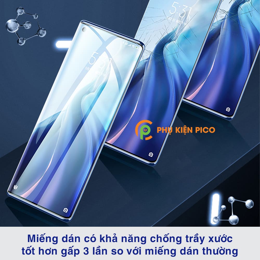 Dán màn hình Xiaomi Mi 11 full màn hình chính hãng Moxiao Xing - 6