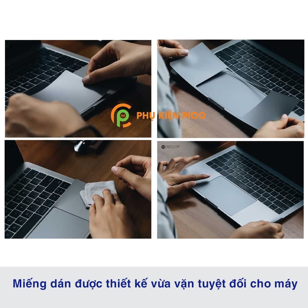 Dán mặt bàn phím và di chuột MacBook Air 2020 chống trầy xước hiệu quả - 3