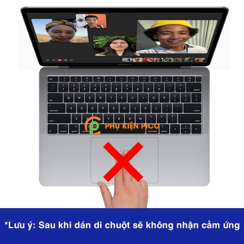 Dán mặt bàn phím và di chuột MacBook Air 2020 chống trầy xước hiệu quả - 8