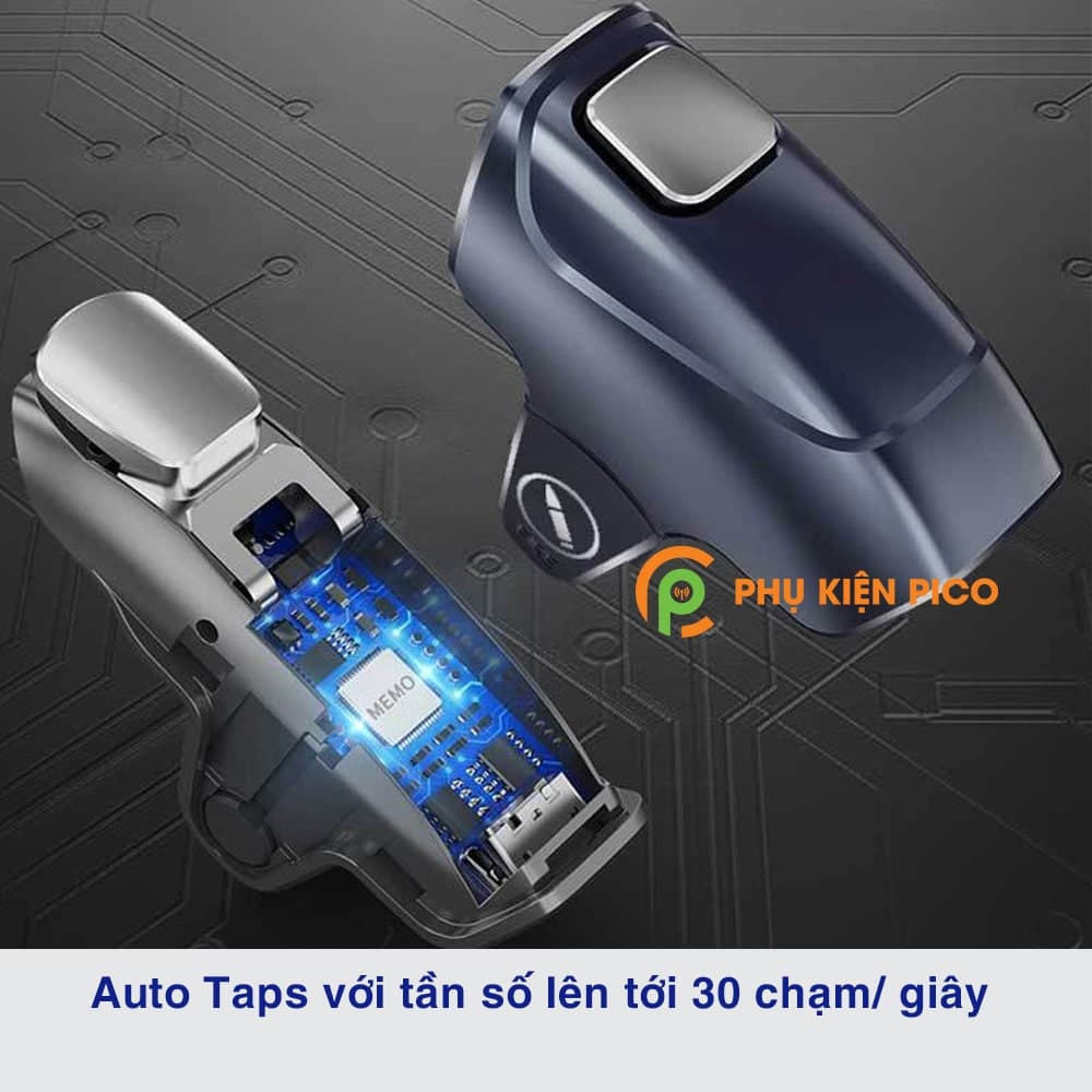 Quạt tản nhiệt điện thoại AK03 kèm 2 nút bắn chơi game AUTO TAP chính hãng Memo - 4