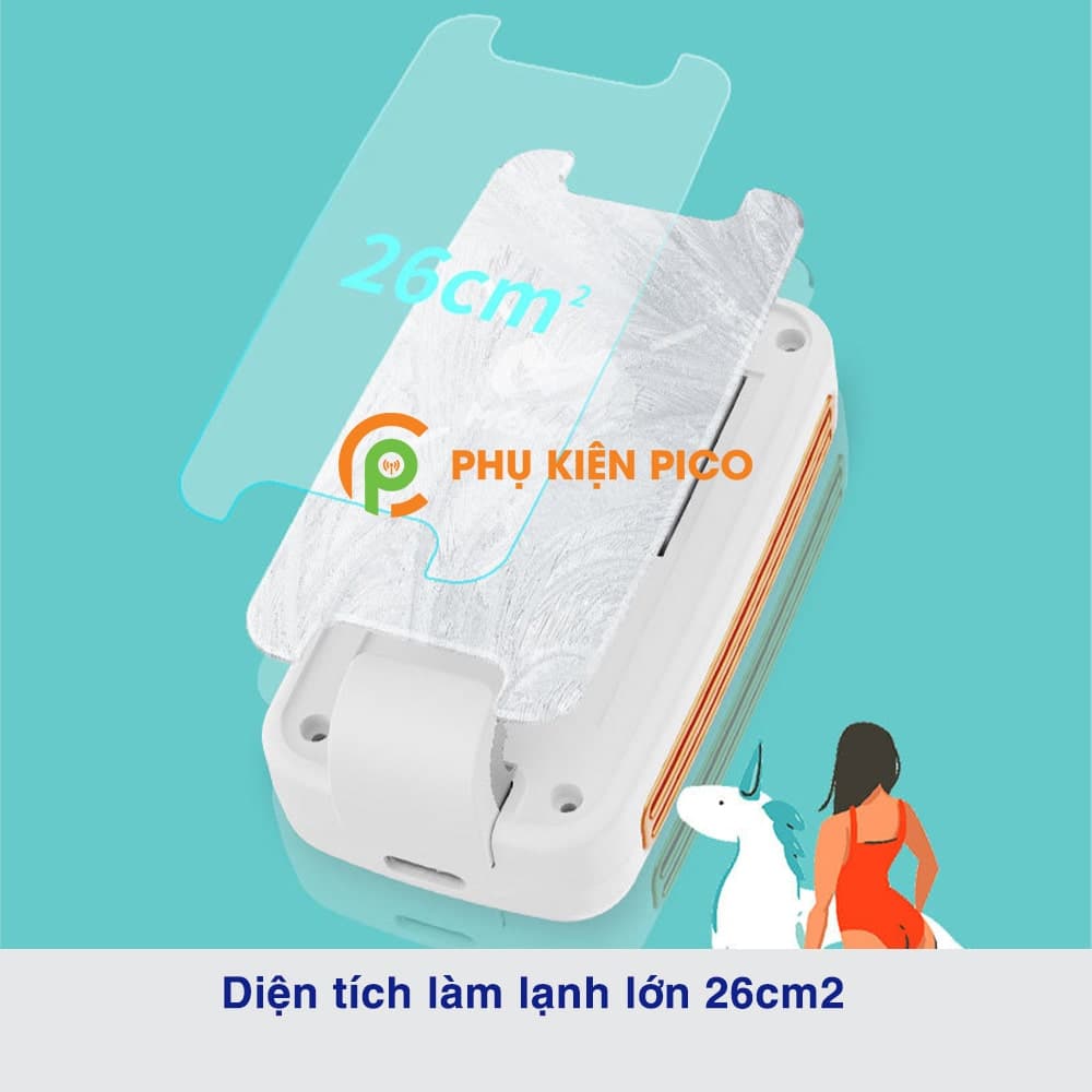 Quạt tản nhiệt điện thoại có sò lạnh chính hãng Memo DL03 hỗ trợ cổng sạc Type C - 10