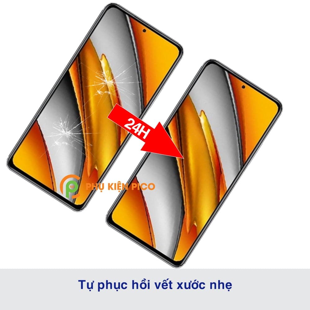 Dán màn hình Xiaomi Poco F3 full màn dẻo trong suốt - 6