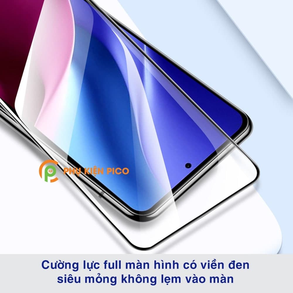 Cường lực Xiaomi Redmi K40 full màn hình viền đen siêu mỏng Monqiqi - 6