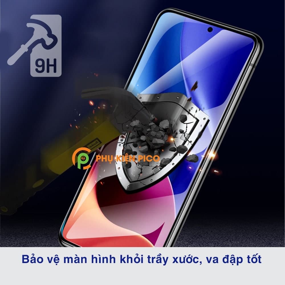 Cường lực Xiaomi Redmi K40 full màn hình viền đen siêu mỏng Monqiqi - 5