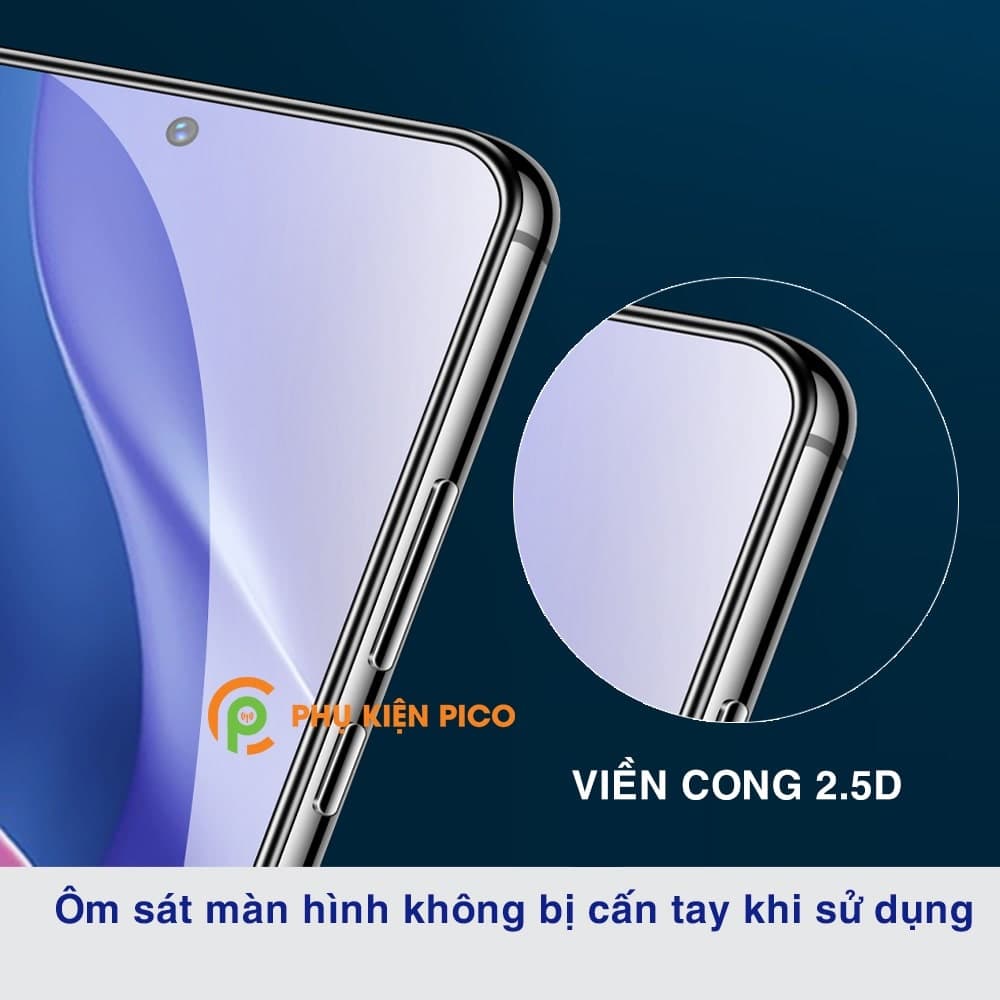Cường lực Xiaomi Redmi K40 full màn hình viền đen siêu mỏng Monqiqi - 4