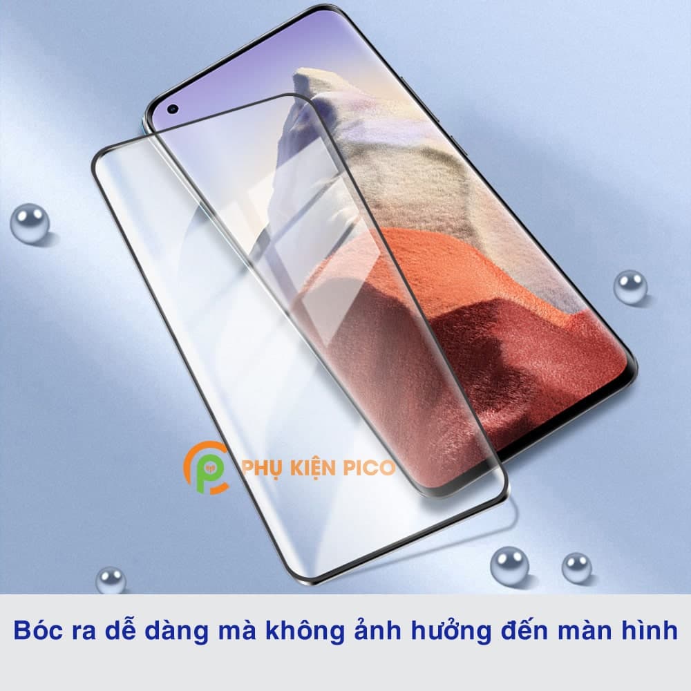 Kính cường lực Xiaomi Mi 11 Ultra viền đen siêu mỏng full keo full màn hình - 6