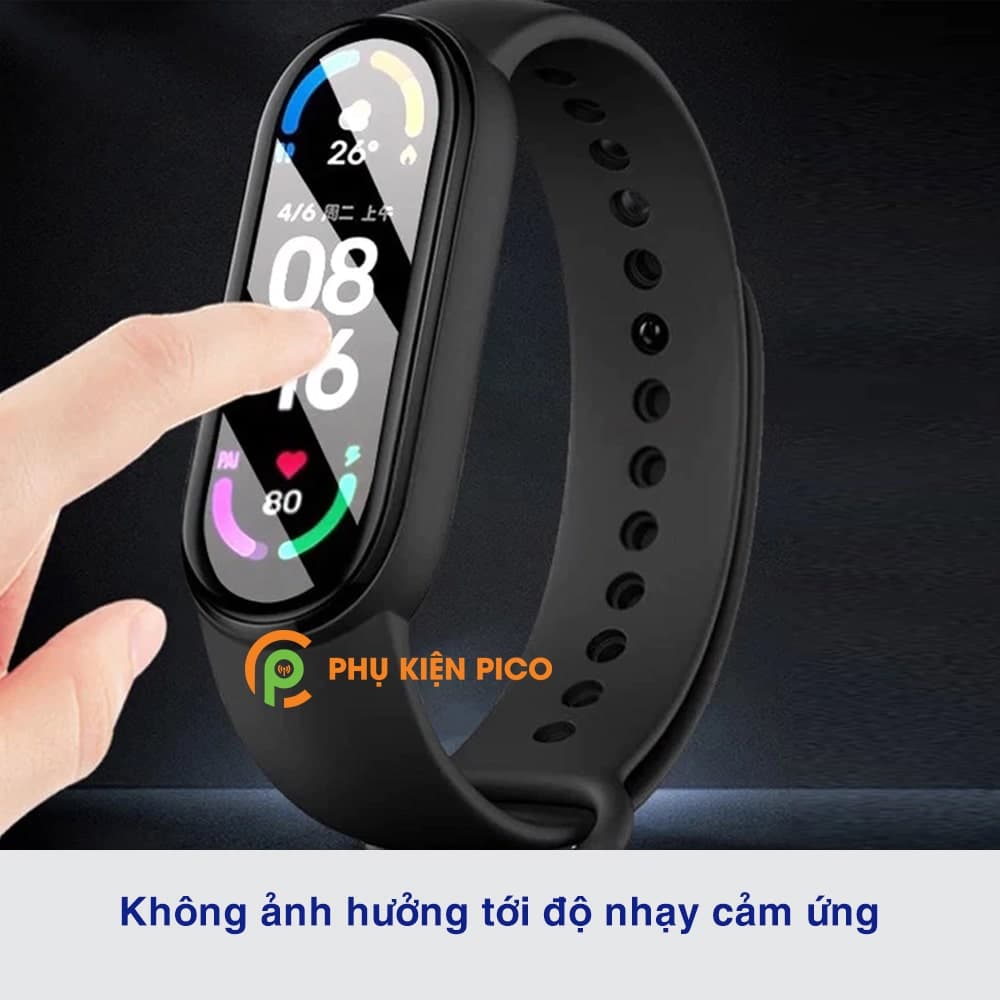 Dán màn hình Mi Band 6 full màn hình dẻo trong suốt - 5