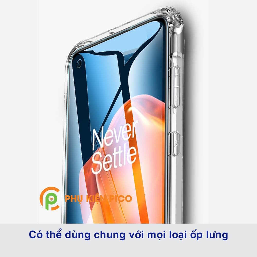 Dán màn hình Oneplus 9 full màn dẻo trong suốt - 7