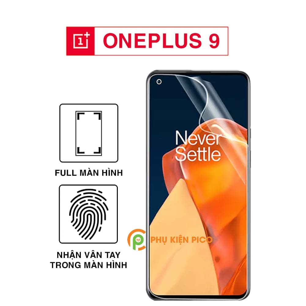 Dán màn hình Oneplus 9 full màn dẻo trong suốt