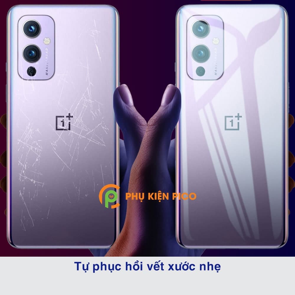 Dán lưng Oneplus 9 full mặt lưng full viền PPF dẻo trong suốt - 7