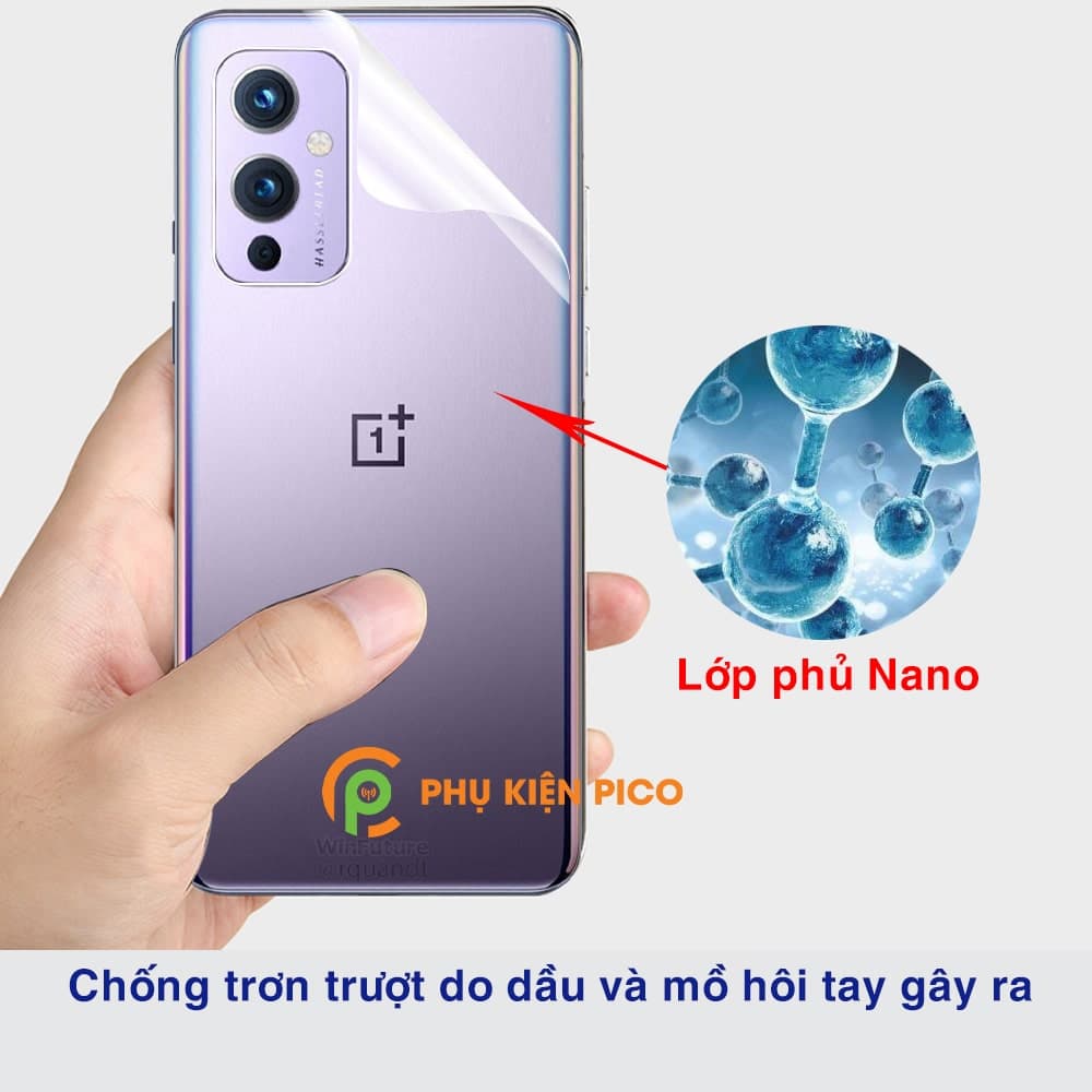 Dán lưng Oneplus 9 full mặt lưng full viền PPF dẻo trong suốt - 3