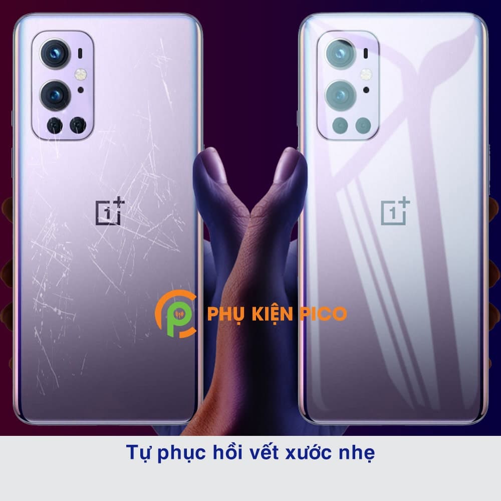 Dán lưng Oneplus 9 Pro full mặt lưng full viền PPF dẻo trong suốt - 4