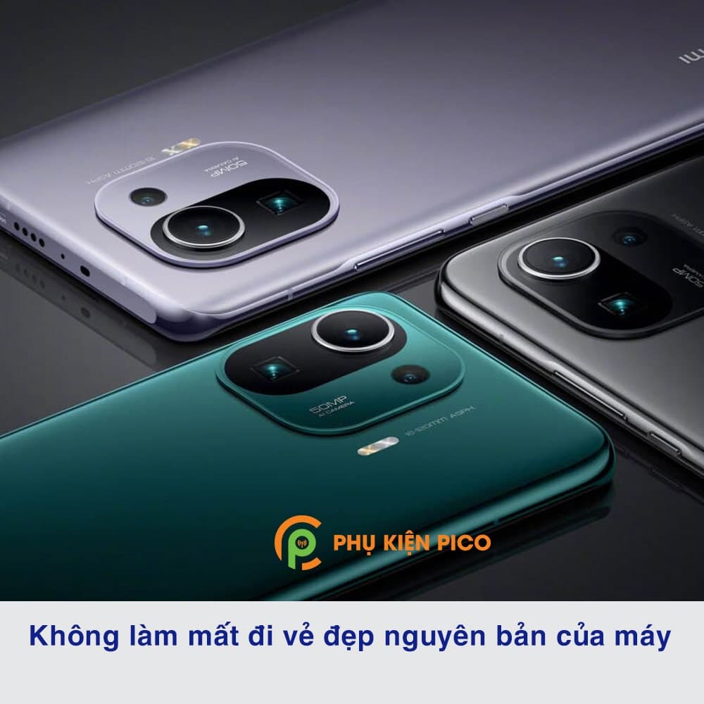 Dán lưng Xaiomi Mi 11 Pro full mặt lưng full viền dẻo trong suốt - 3