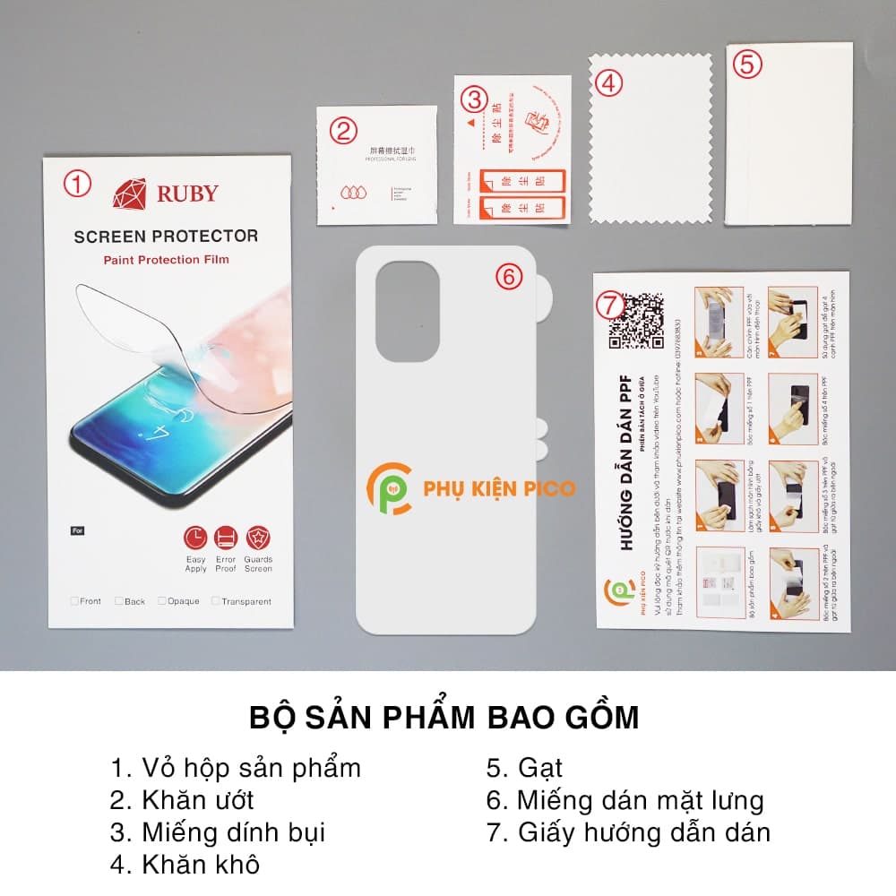 Dán lưng Xiaomi Mi 11i full mặt lưng PPF dẻo trong suốt - 2