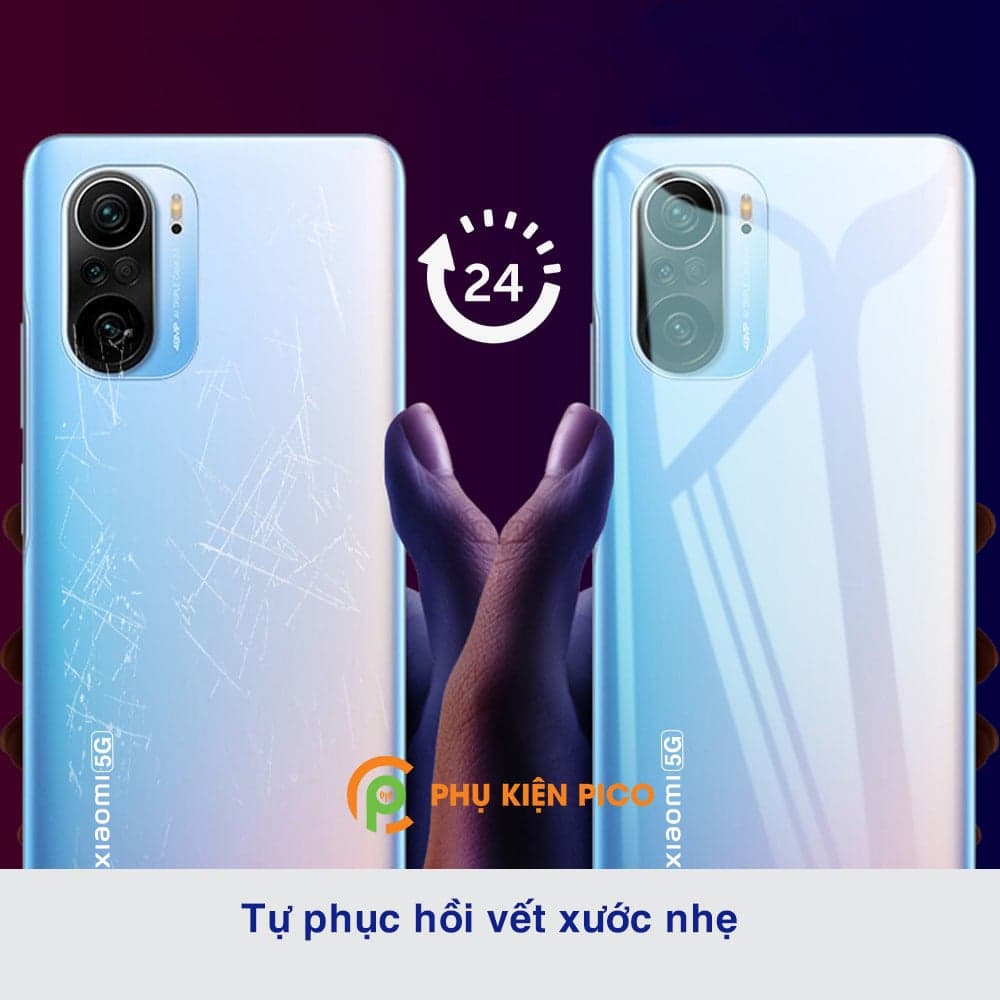 Dán lưng Xiaomi Mi 11i full mặt lưng PPF dẻo trong suốt - 9