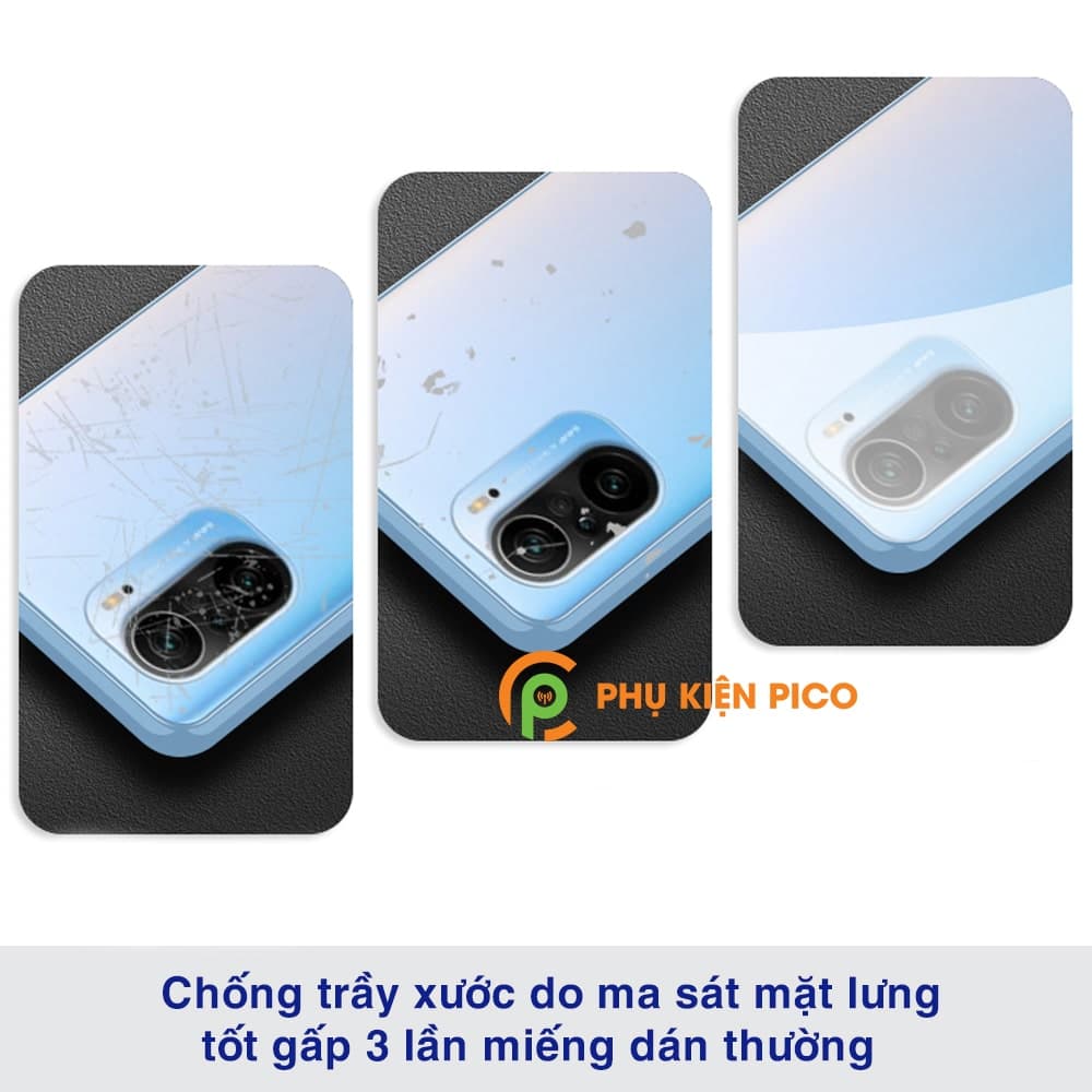 Dán lưng Xiaomi Mi 11i full mặt lưng PPF dẻo trong suốt - 5