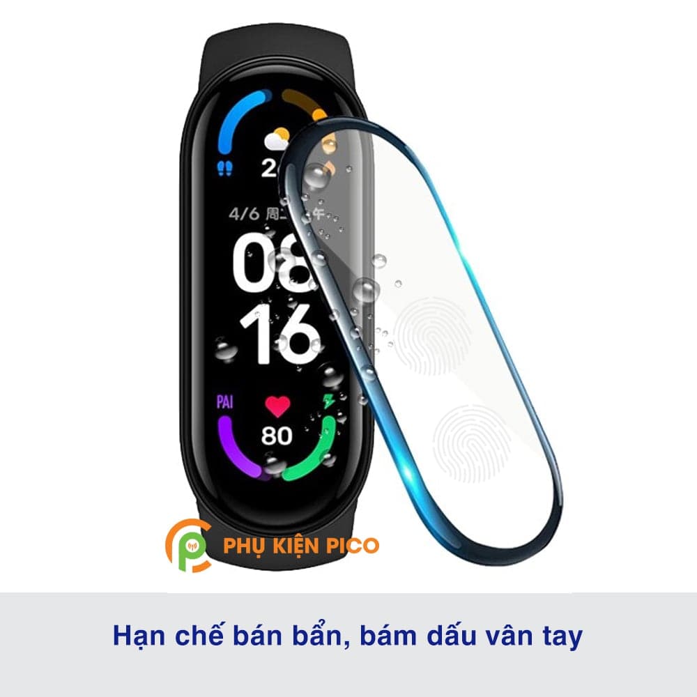 Dán màn hình Mi Band 6 cường lực dẻo trong suốt - 5
