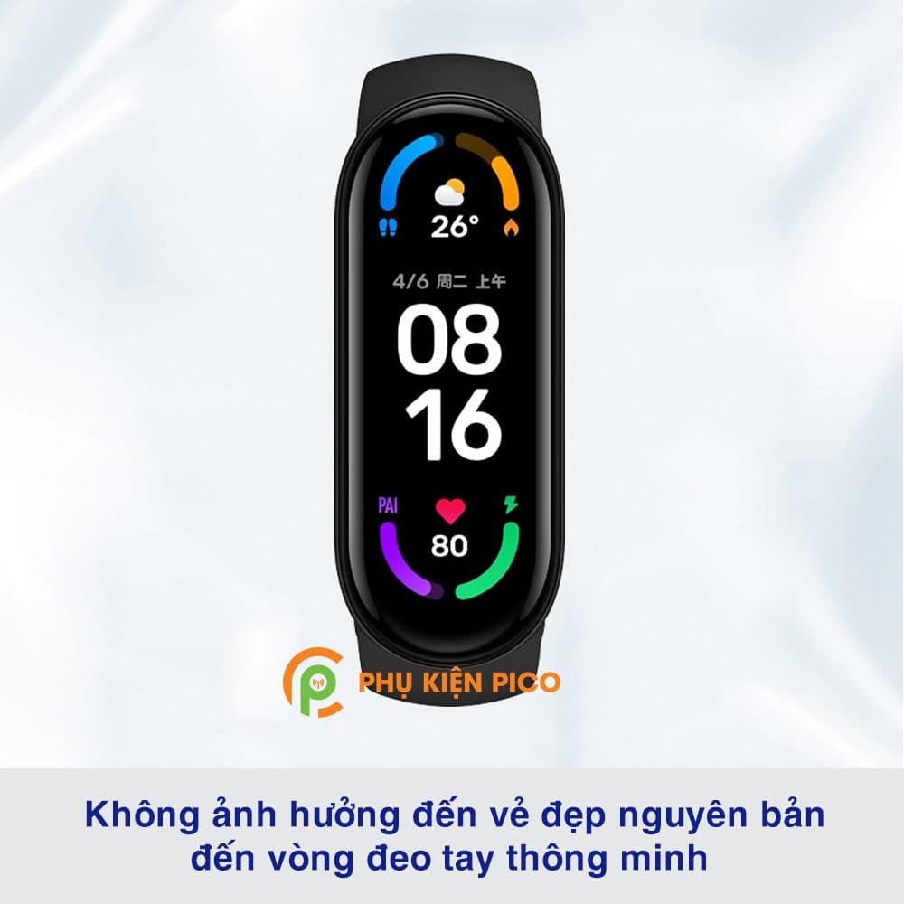Dán màn hình Mi Band 6 cường lực dẻo trong suốt - 3