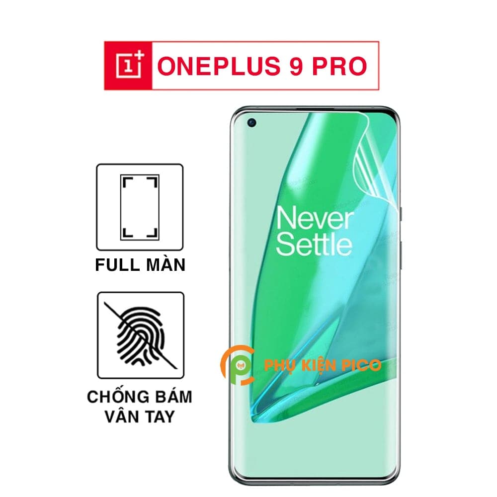 Dán màn hình Oneplus 9 Pro dẻo vân mờ chống bám vân tay